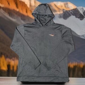 Sitka Hoodie Grey Broadhead Logo On Back, Men’s Size XXLarge